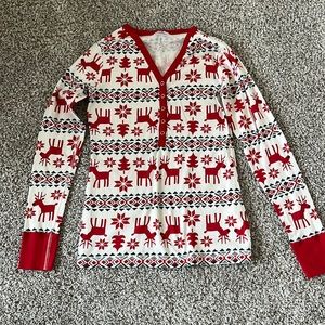 Hanna Andersson Dear Deer Christmas Pajama Top